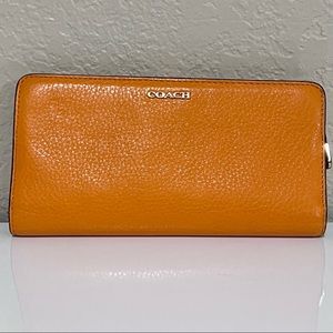 Coach Skinny Wallet Mandarin Orange